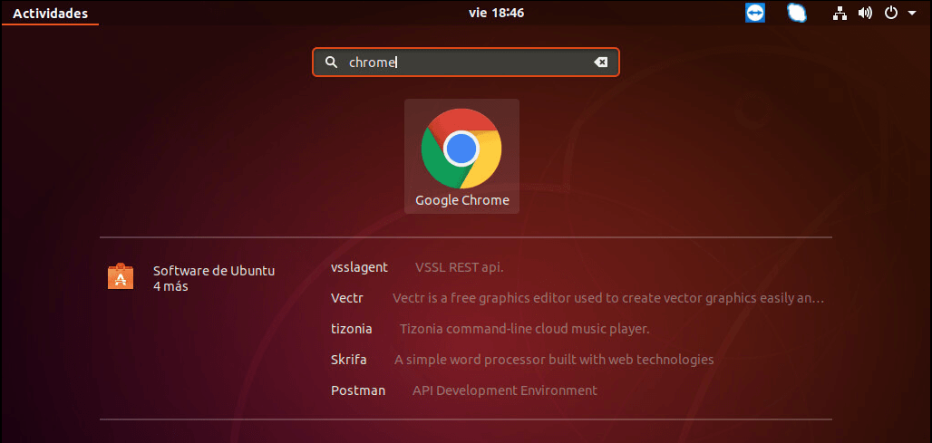 instalar chrome en ubuntu icono google chorme