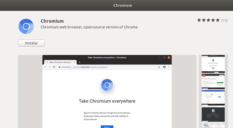 instalar chromium en ubuntu_instalacion