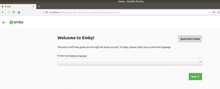 ubuntu emby client
