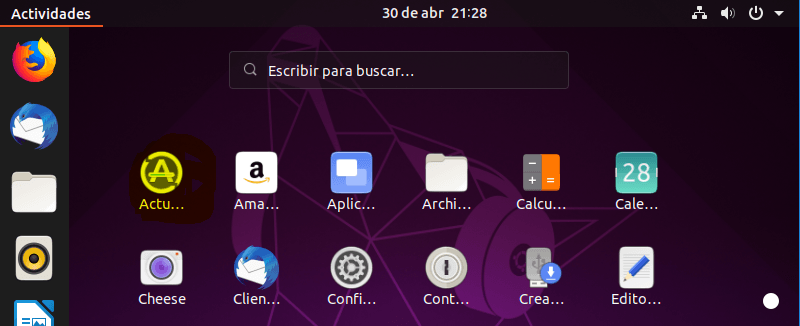 instalar ubuntu 19.04 actualizaciones