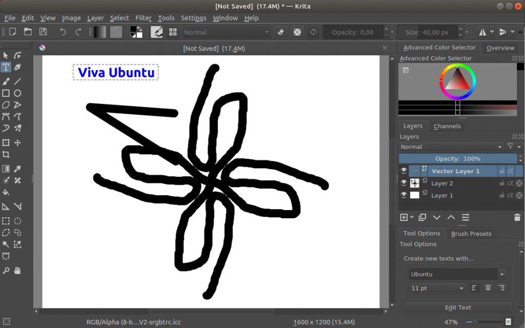 instalar krita en ubuntu_interfaz gráfica 01